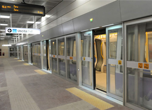 The driverless metro line in Milan is operated in one control room.