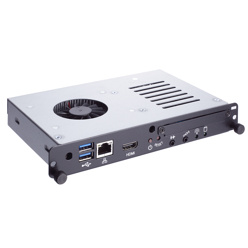 The OPS871 supports Socket G2 Intel Core i7/ i5/ i3 processors with Mobile Intel QM77 Express chipset and includes Intel Active Management Technology 8.0 (iAMT) to enable intelligent remote management.