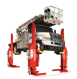 Rotary Lift will be demonstrating its Mach series mobile lifts at the APWA show in Chicago Rotary Lift will be demonstrating its Mach series mobile lifts at the APWA show in Chicago