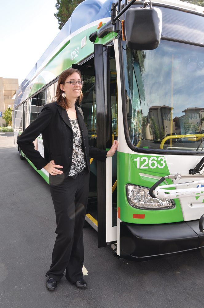 Omnitrans Planning Project Manager Anna Rahtz.