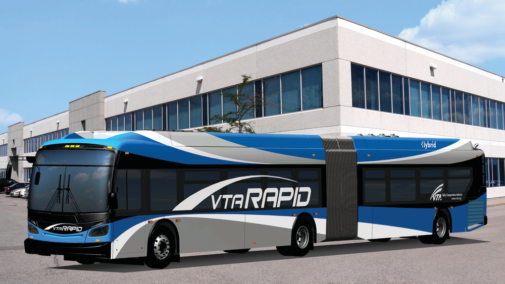 New Flyer articulated buses being supplied to the Santa Clara Valley Transportation Authority will be equipped with BAE Systems' HybriDrive technology