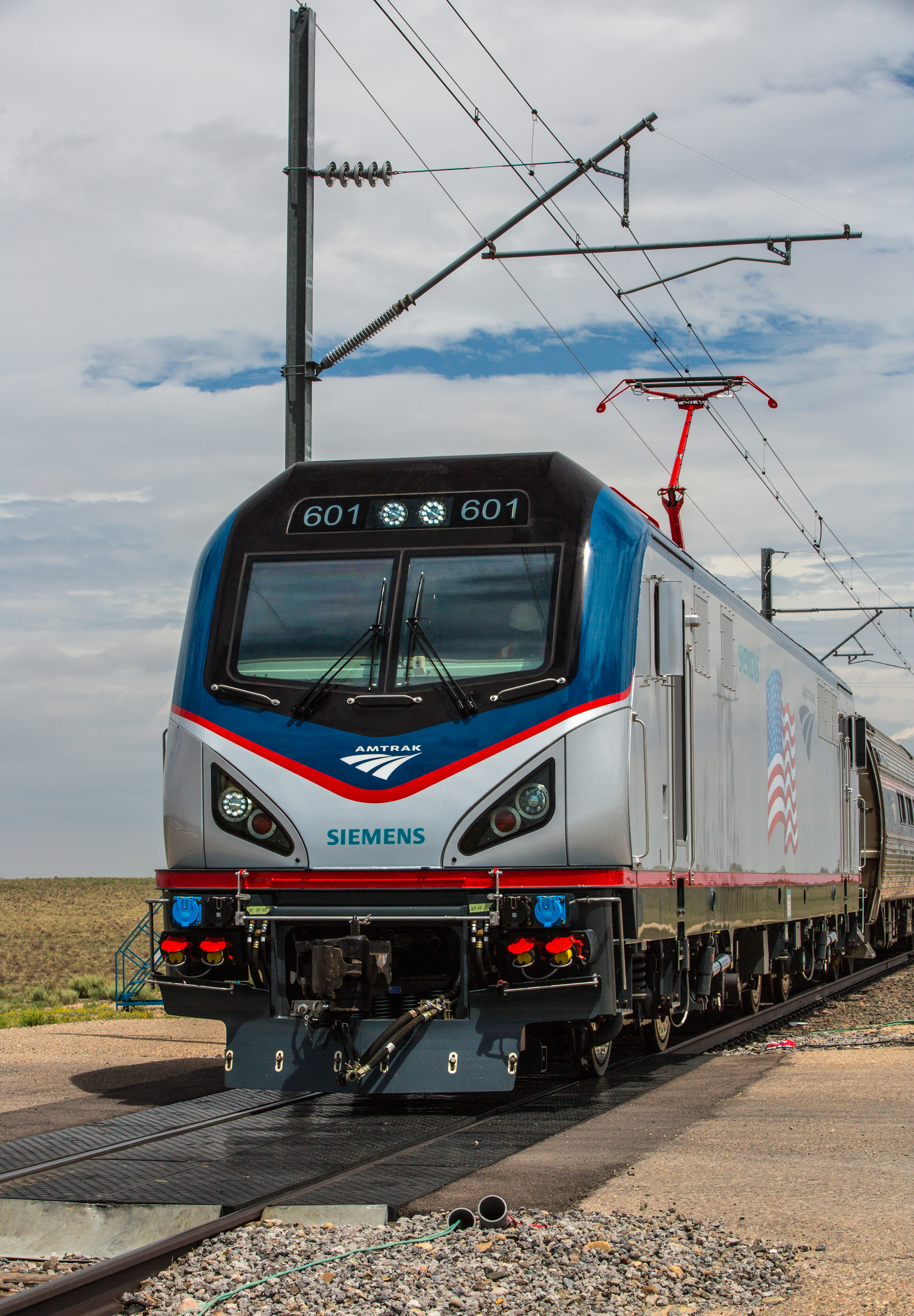 New Amtrak locomotives built by Siemens will upgrade the northeast corridor route.