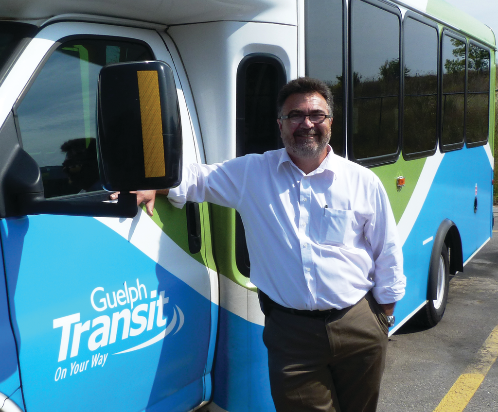 Guelph Transit Supervisor, Mobility Services, Bill Richardson.