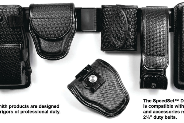 The SpeedSet Duty Belt System easily fits any officer and will work with existing gear.
