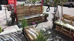 ABQ Ride has opened a new parklet outside of Central New Mexico Community College. ABQ Ride has opened a new parklet outside of Central New Mexico Community College.