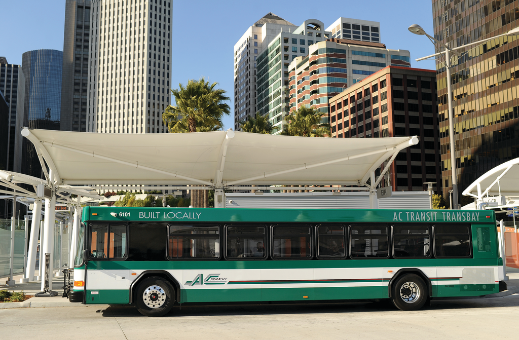 AC Transit has put its new Gillig buses into service with Wi-Fi