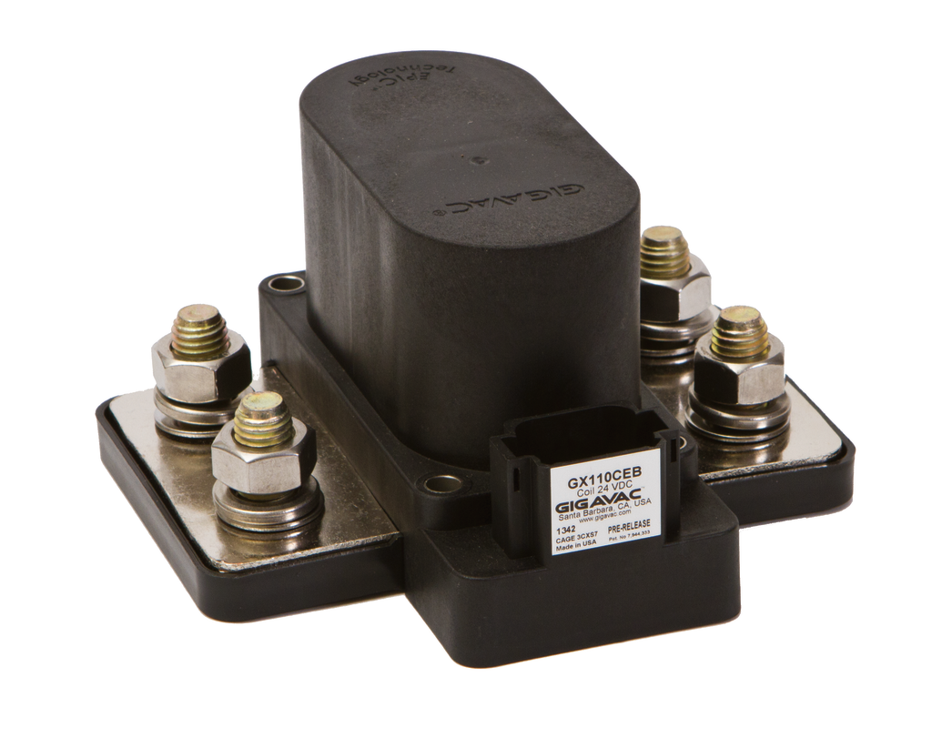 The GX 110 from Gigavac is designed for high current DC voltage swtiching.