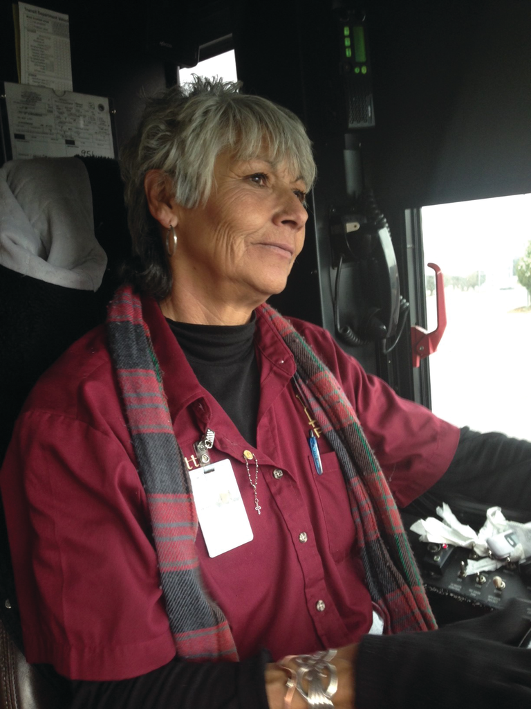 Operator Patty Sandoval became the first woman to top the seniority list for ABQ Ride.