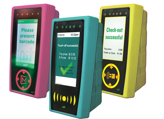INIT&rsquo;s PROXmobil2 readers will validate smart cards, 2-D mobile tickets and EMV payments in Portland.