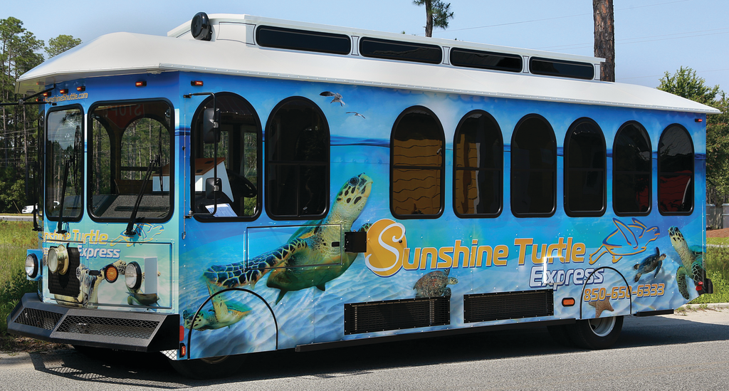 The Sunshine Turtle Express has hit the roads in South Walton County, Fla.