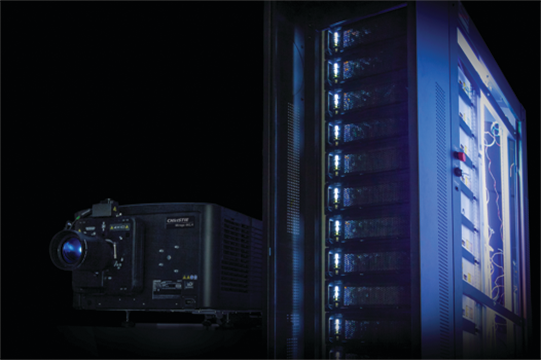 Christie's newest addition to the 4K platform uses solid state laser technology and can be used for 3D applications.