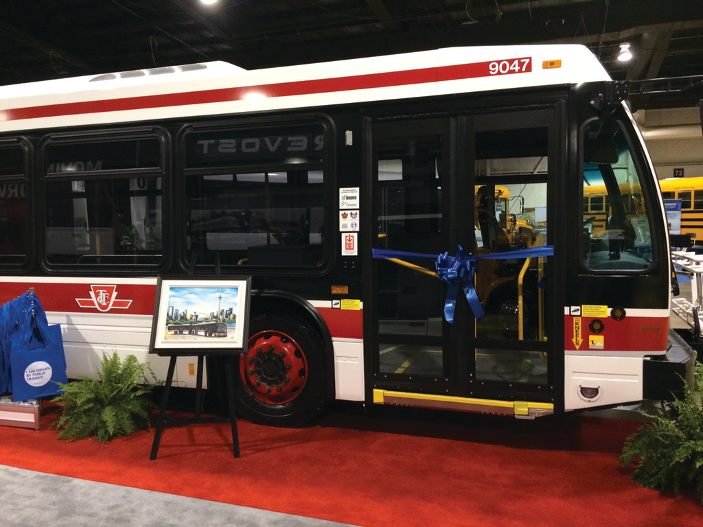 Nova bus will deliver 55 buses to the Toronto Transit Commission.