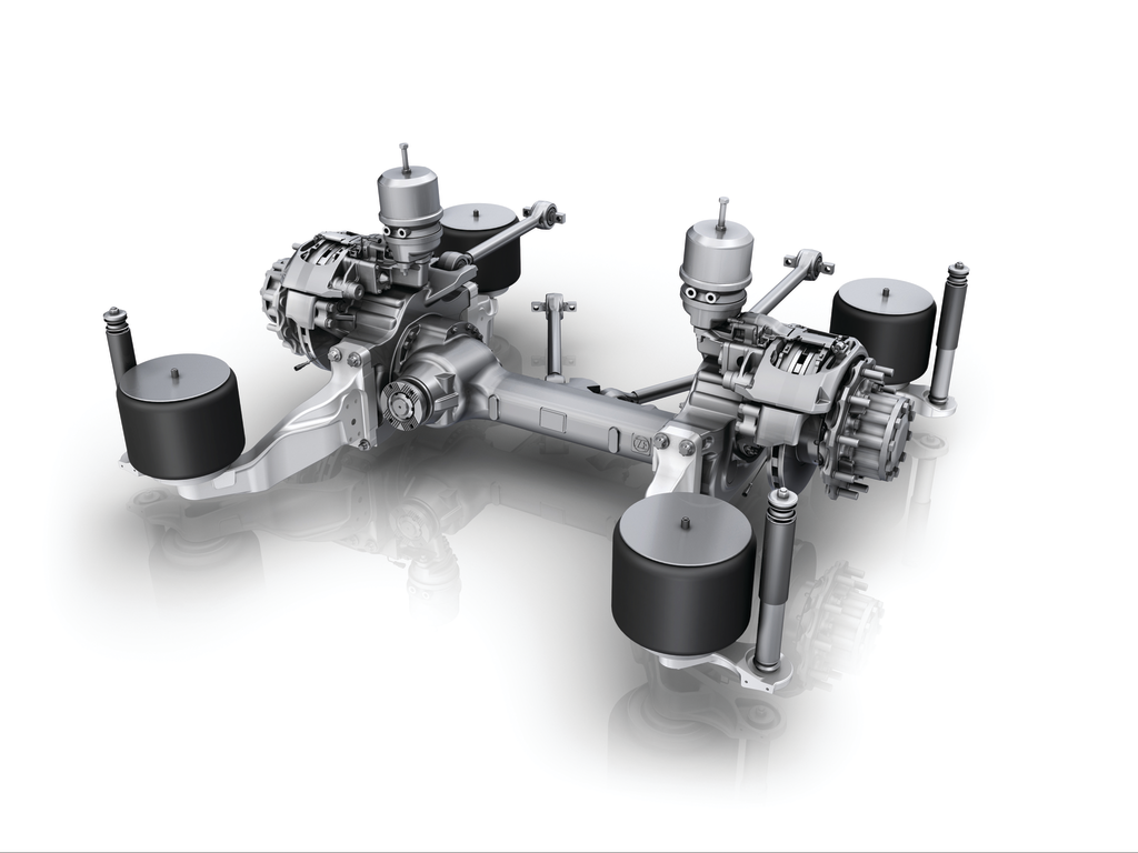 ZF's AV 133 low-floor bus axle is stronger and at the same time 45 kilograms lighter than the predecessor AV 132.