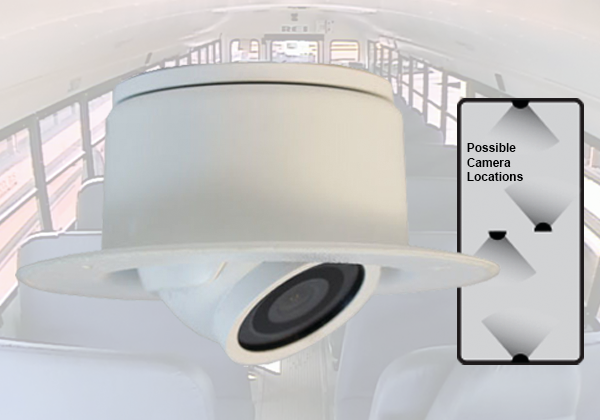 REI's new low profile camera extends only 1 inch from the ceiling.