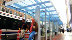 COTA has installed new bus shelters along High Street in downtown Columbus, Ohio. COTA has installed new bus shelters along High Street in downtown Columbus, Ohio.
