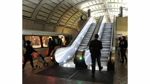 The Columbia Heights Station is one of those to get new escalators as part of Metro's modernization program.