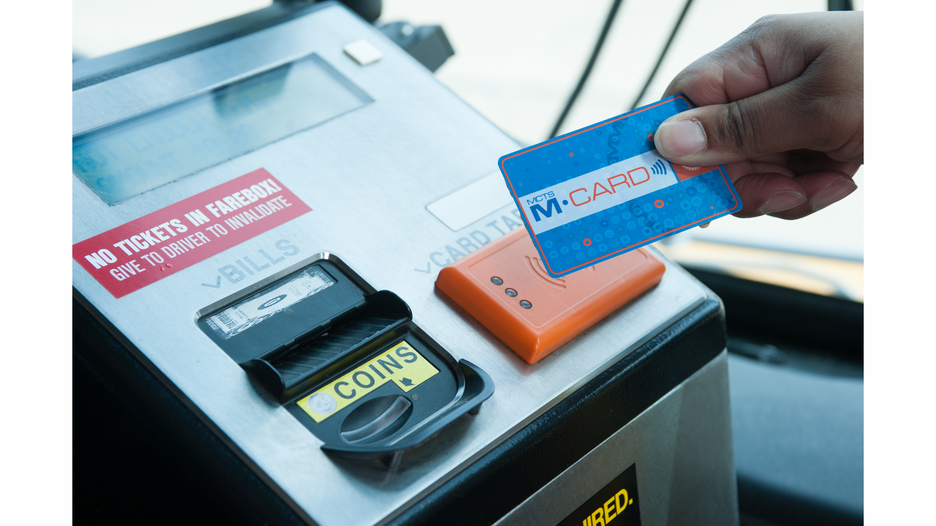 The new MCard introduced by MCTS will eliminate the paper tickets and flash passes currently being used by riders.