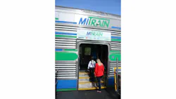 The Ann Arbor Railroad, now owned by Watco, has expressed a willingness to consider passenger service on their rail line through the city. The Ann Arbor Railroad, now owned by Watco, has expressed a willingness to consider passenger service on their rail line through the city.