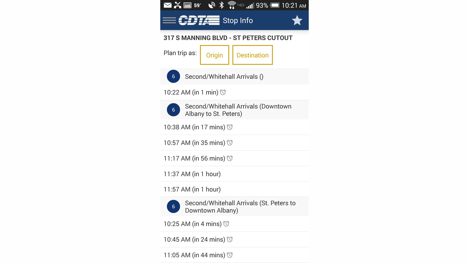 CDTA is rolling out real time bus information for riders to track on their smart phones.