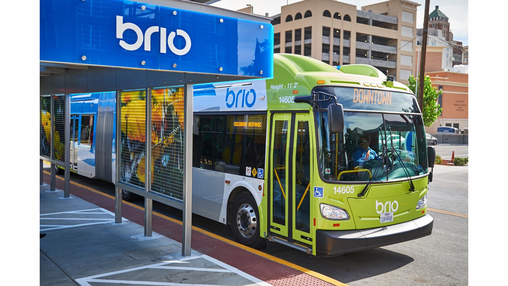 Sun Metro in El Paso, Texas, opened the new Brio bus rapid transit system line on Oct. 27.