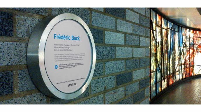STM has installed hundreds of plaques to explain public art within the system.