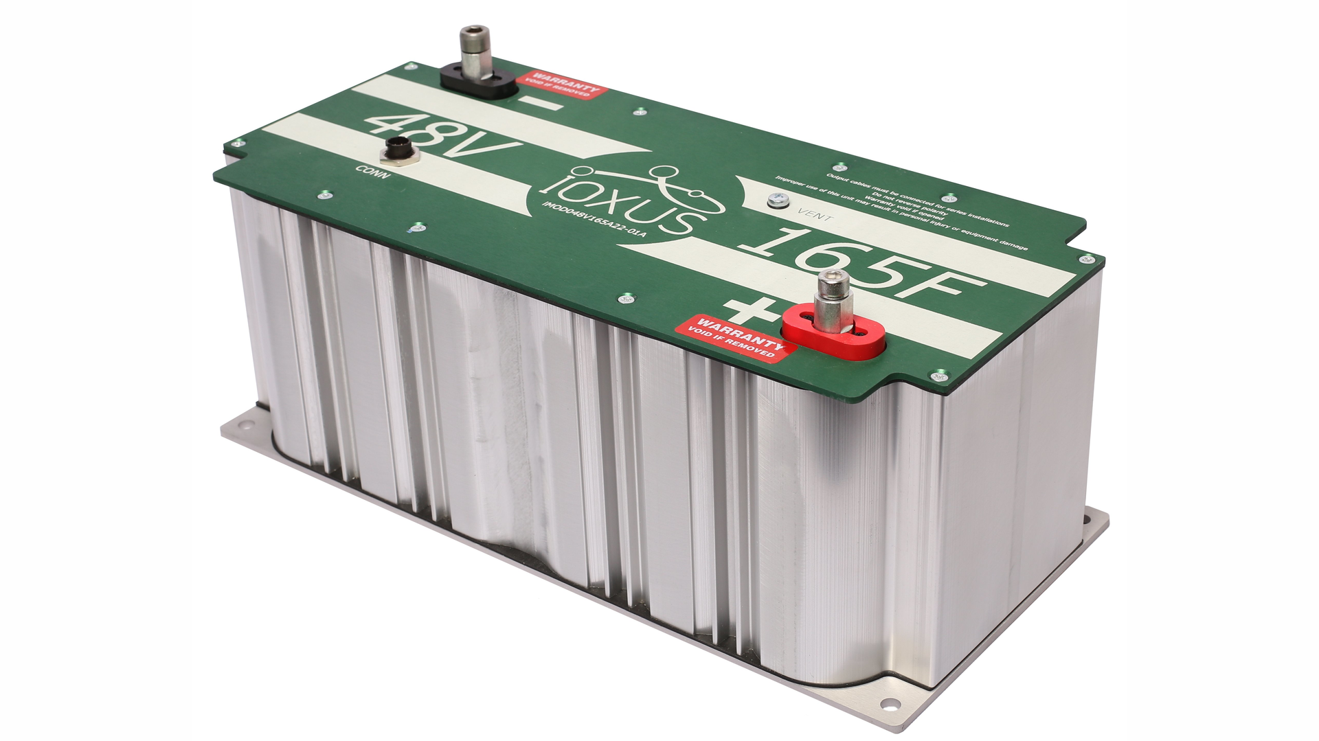 The Ioxus 48V/165F has passed thermal and vibration testing.