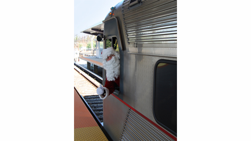 PATCO will get into the holiday season with Santa's Silver Sleigh picking up passengers Dec. 6.