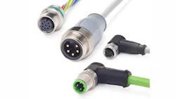 Harting has expanded its M8 and M12 cable assembly offerings. Harting has expanded its M8 and M12 cable assembly offerings.