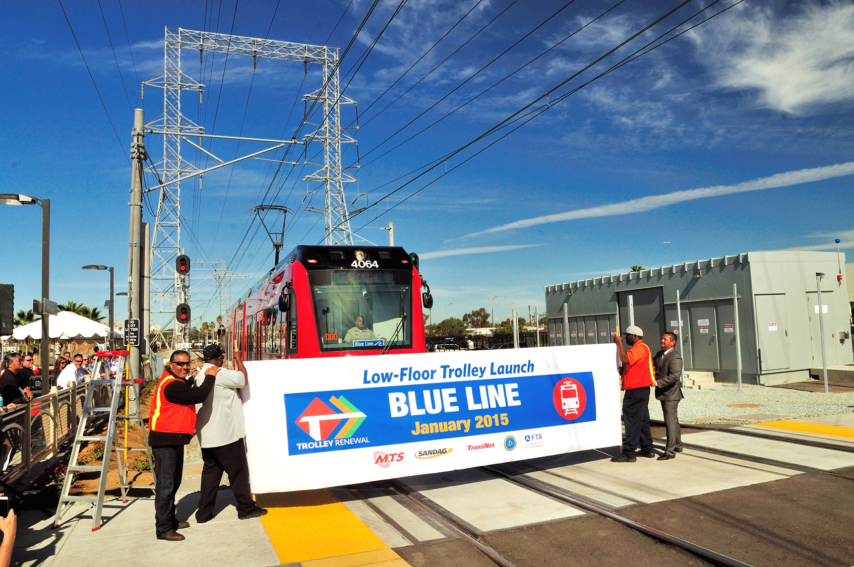 MTS in San Diego has launched new Siemens trolleys as part of the trolley renewal program underway in the system.