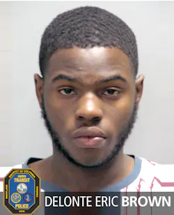 Metro Transit Police have arrested Delonte Eric Brown of Southeast Washington, D.C., in connection with the Jan. 19 shooting of two passengers aboard an X2 Metrobus. Metro Transit Police have arrested Delonte Eric Brown of Southeast Washington, D.C., in connection with the Jan. 19 shooting of two passengers aboard an X2 Metrobus.