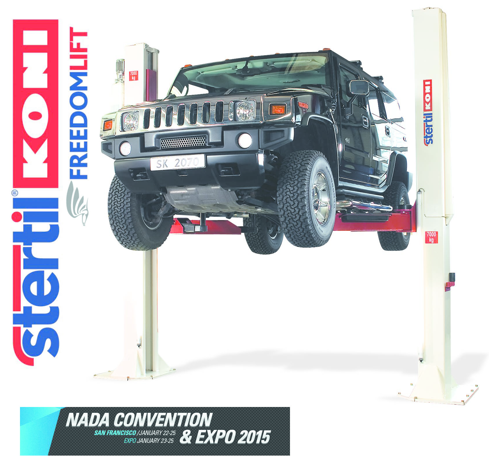 Stertil-Koni will display the Freedom Lift at NADA in San Francisco.