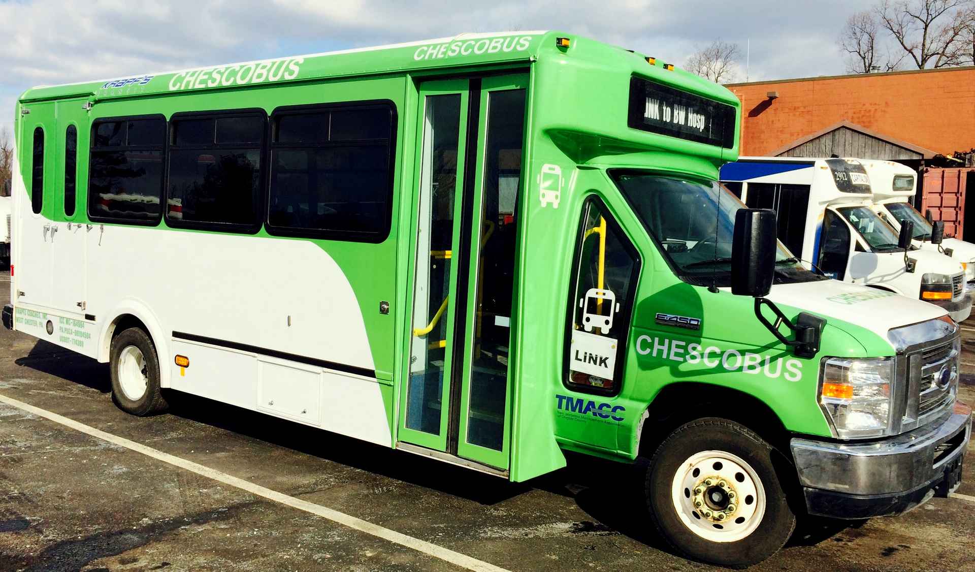 TMACC has rebranded Chester County, Pennsylvania's bus as ChescoBus to raise awareness of public transportation.