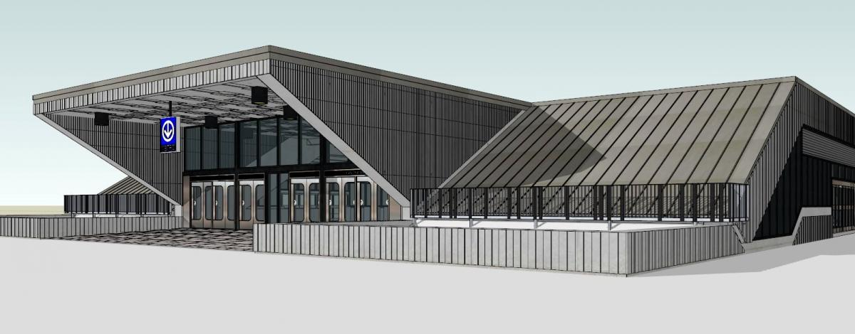 The Jean-Drapeau station is part of the original network of the metro and was commissioned in 1967.