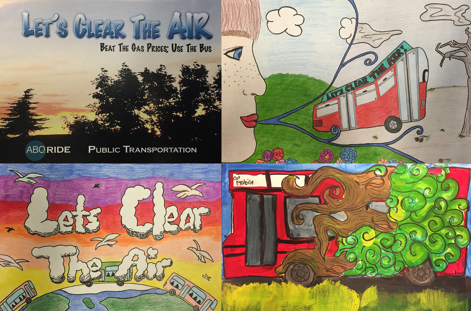 The winning artwork was presented at a news conference at the Uptown Transit Center at 2121 Indiana NE.