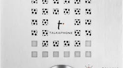 Talkaphone releases a compact video door entry station. Talkaphone releases a compact video door entry station.