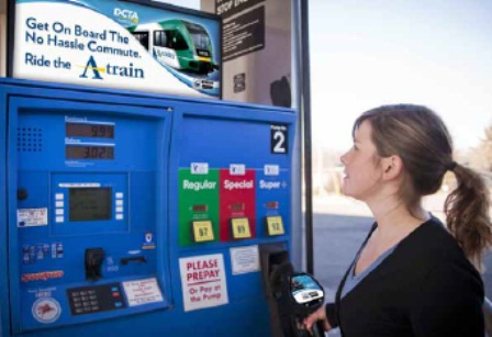 The joint marketing campaign pushed A Train ridership during the I-35 construction in 2014.