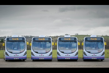 Micro Hybrid Streetlite buses, which entered service in 2014. First has ordered a further 183 of these vehicles, which now feature Euro 6 engines.