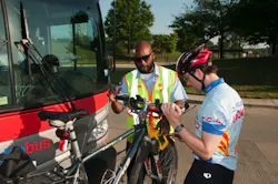 Metro hosted pit stops and U-lock giveaways as part of Bike to Work Day 2015. Metro hosted pit stops and U-lock giveaways as part of Bike to Work Day 2015.