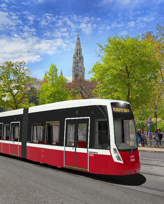 The vehicles will be manufactured at Bombardier's Vienna site.