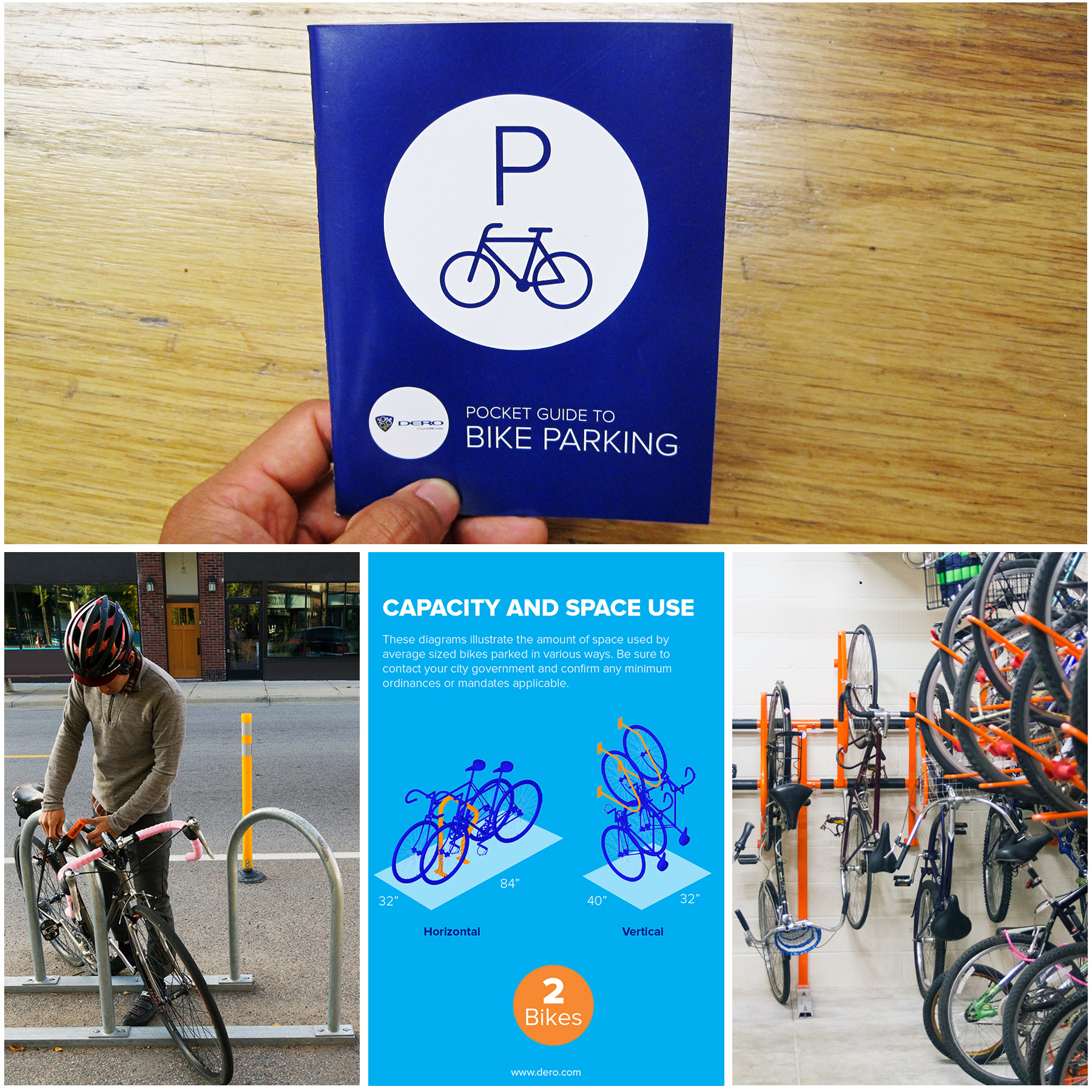 This update to Dero&rsquo;s original bike parking guide provides clean images.