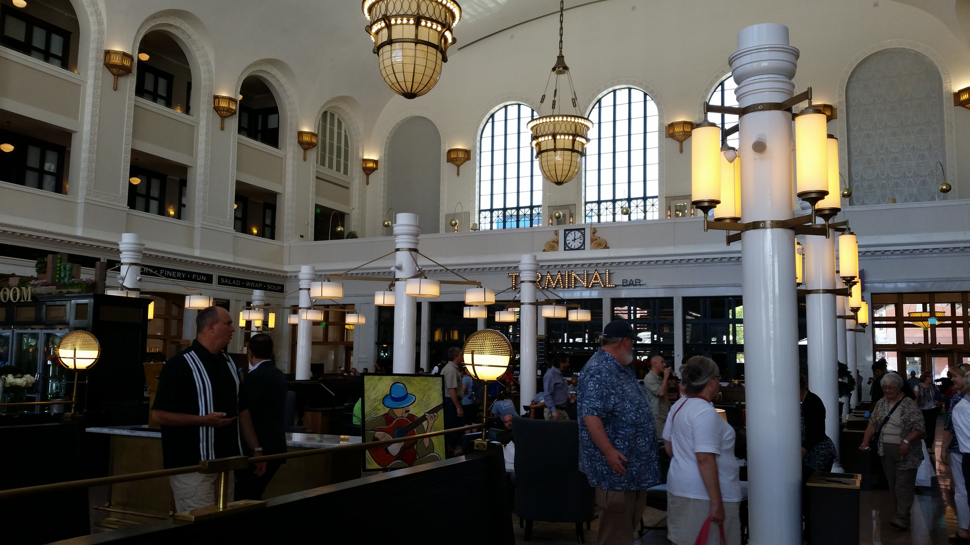 Inside the historic Union Station is the &ldquo;Great Hall,' a 22,000-square- foot, multi-use public space a variety of dining and retail options.