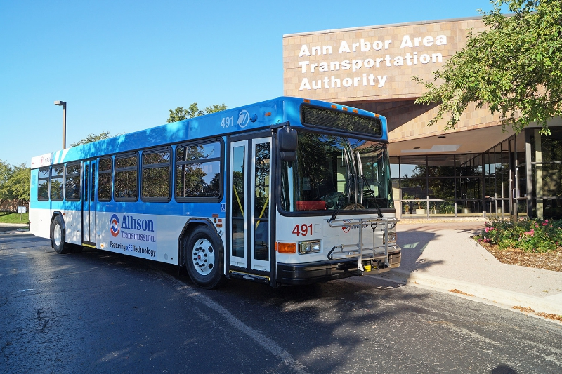 Allison Transmission and TheRide dedicated the first of 60 new buses equipped with the latest advances in fuel economy technology. TheRide is the first transit agency in the world to feature the xFE transmission.