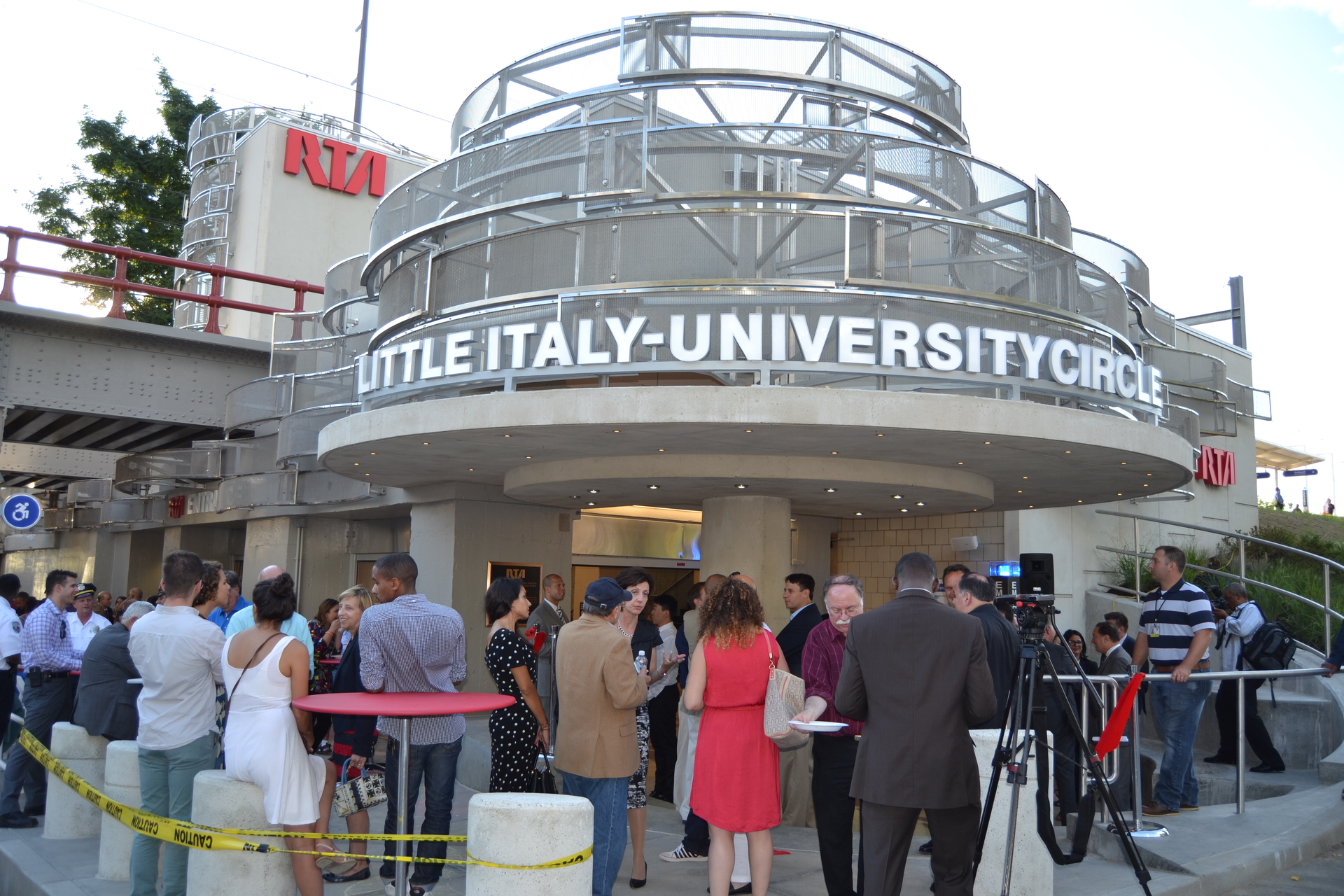 The new Red Line station replaces an old and functionally obsolete facility and is the first new Red Line station in 46 years.