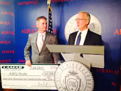 This year’s $44,109.09, when combined with over $200,000 ($204,183) received in the past three years, means ABQ Ride has received almost $250,000 ($248,292) over its minimum annual guarantee from Lamar. This year’s $44,109.09, when combined with over $200,000 ($204,183) received in the past three years, means ABQ Ride has received almost $250,000 ($248,292) over its minimum annual guarantee from Lamar.