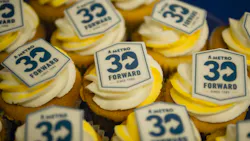 Cupcakes from Capital Metro's 30th anniversary celebration. Cupcakes from Capital Metro's 30th anniversary celebration.