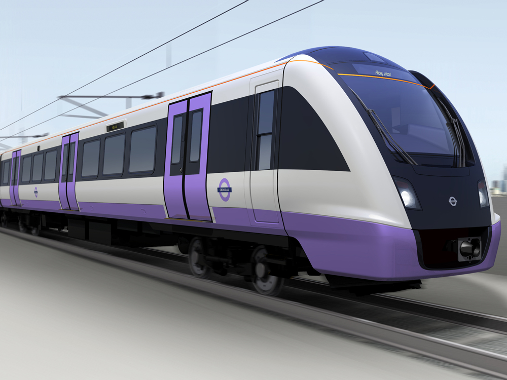 The new Crossrail train will be the first project based on the new Aventra platform.