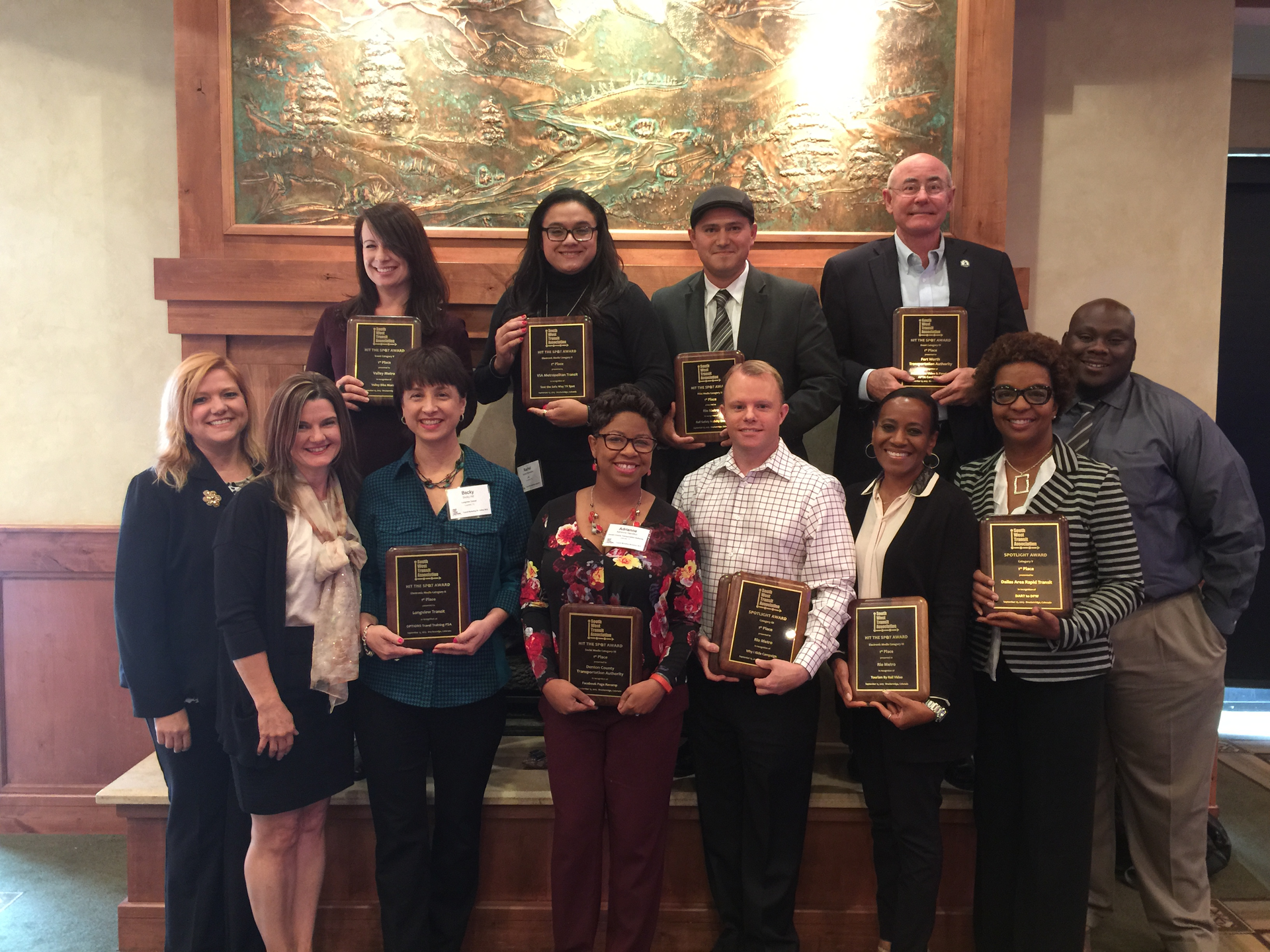 The Spotlight Award competition honors outstanding work for a total transit marketing campaign.