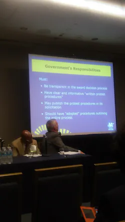 Joe Ramirez presents a list of things government agencies need to do in order to mitigate protests from the RFP process. Joe Ramirez presents a list of things government agencies need to do in order to mitigate protests from the RFP process.