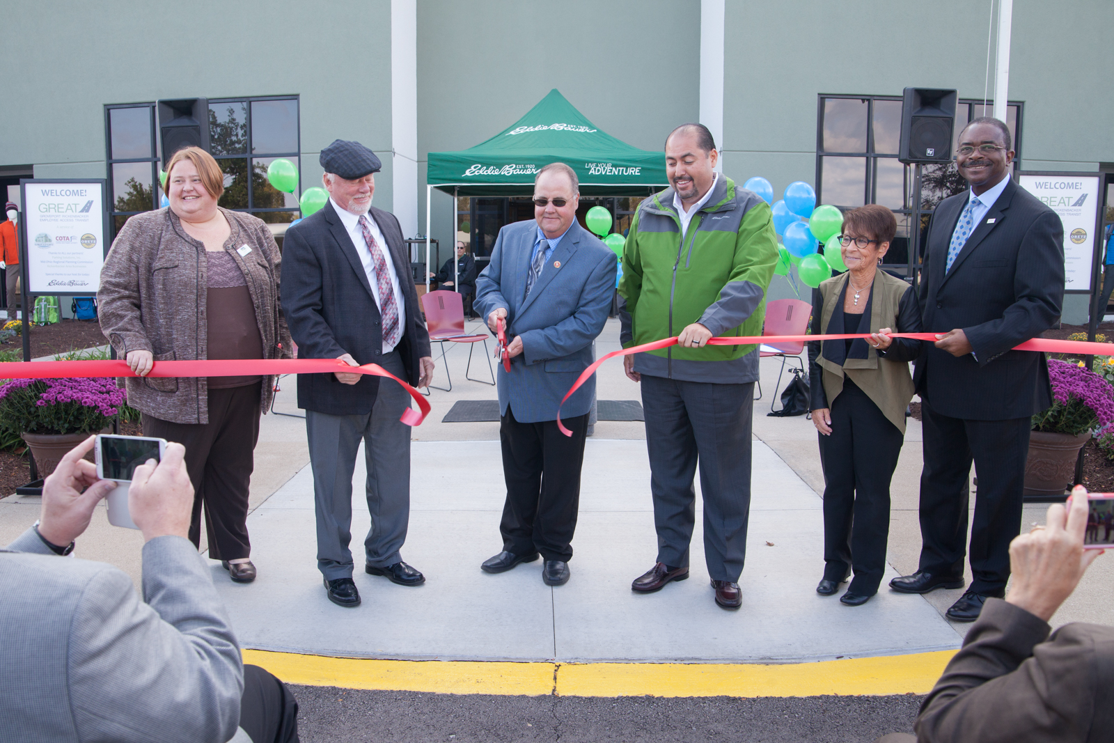 From left to right, Thea Walsh, D. Greg Scott, Lance Westcamp, Steve Venegas, Lynn Aspey and Curtis Stitt.