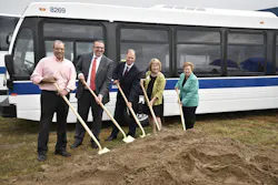 From left to right, Ted Luck, president, Luck Brothers; Stéphane Leblanc, vice president operations, Volvo Buses North America; Ralph Acs, senior vice president, Volvo Buses Business Region Americas; Betty Little, New York State senator; Janet Duprey, New York State assemblywoman From left to right, Ted Luck, president, Luck Brothers; Stéphane Leblanc, vice president operations, Volvo Buses North America; Ralph Acs, senior vice president, Volvo Buses Business Region Americas; Betty Little, New York State senator; Janet Duprey, New York State assemblywoman